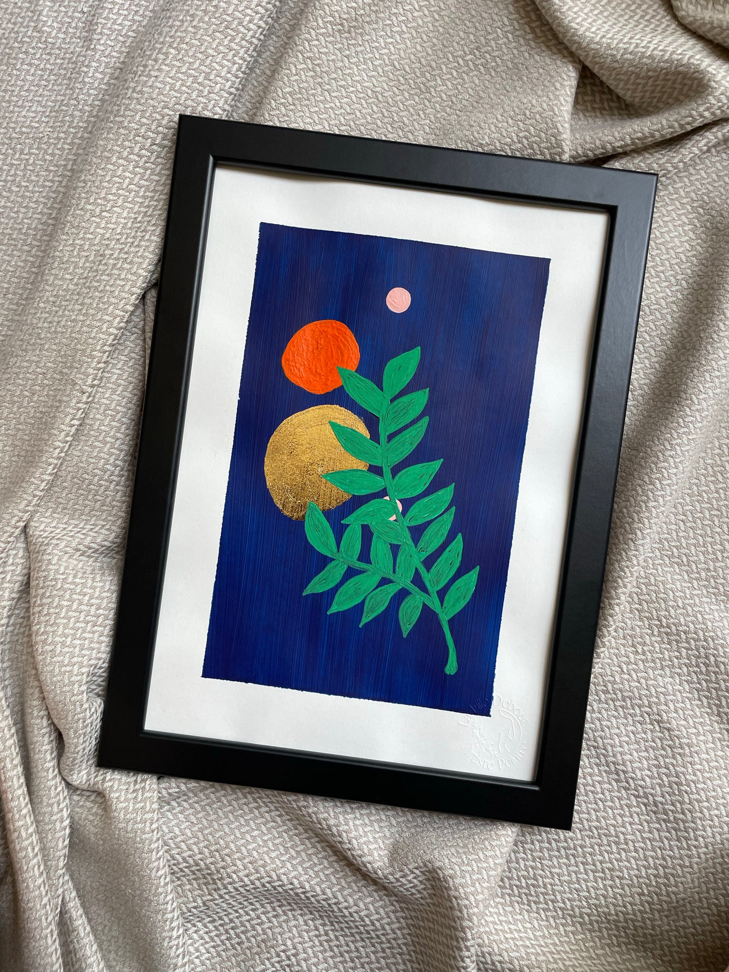 South - Acrylique sur papier