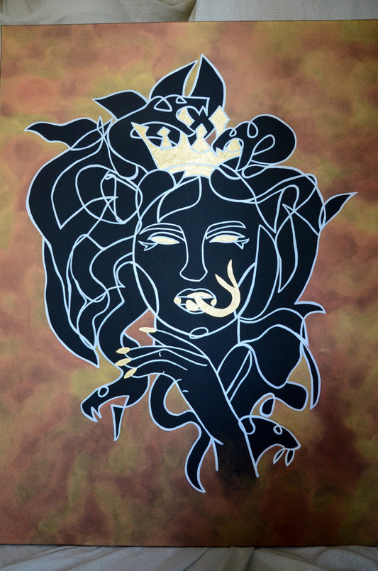 La vengeance de Médusa - Toile