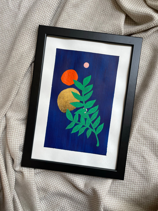 South - Acrylique sur papier